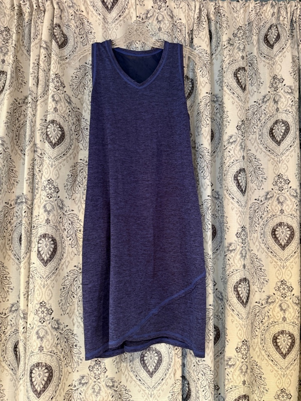 tek gear Purple V-Neck Sleeveless A-Line Tank
